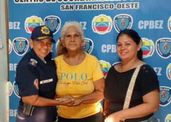 Cpbez resguardó y entregó a sus familiares a una adulta mayor con Alzheimer que deambulaba en San Francisco