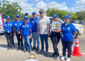 La Alcaldía de Maracaibo realizó simulacro de accidente para concientizar a conductores