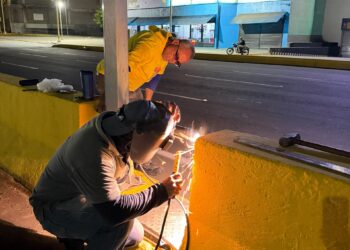 IMTCUMA refuerza seguridad en paso peatonal entre Cima y Gran Bazar