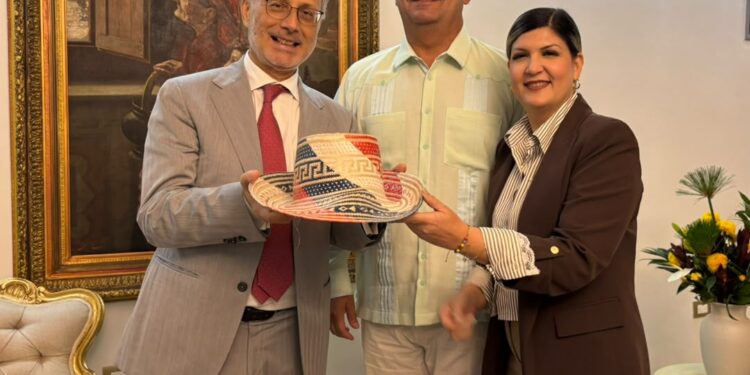El Gobernador Luis Caldera y embajador de Italia trazan nueva agenda de cooperación para el Zulia
