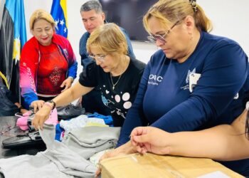 El Concejo Municipal de Maracaibo mantiene activo centro de acopio en solidaridad con las familias afectadas por sismos en el país.