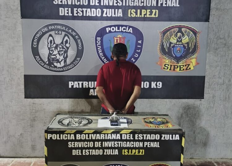 CPK- Cpbez apresó  a un sujeto con presunta marihuana en Maracaibo 