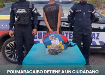 POLIMARACAIBO DETIENE A UN CIUDADANO POR ROBO DE MATERIAL ESTRATÉGICO EN CANTV