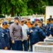 El Gobernador Luis Caldera inspecciona inicio de larehabilitación de la comandancia general del Cpbez