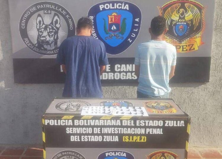 El CPK-Cpbez arrestó a dos presuntos jíbaros con envoltorios de presunta cocaína en Maracaibo