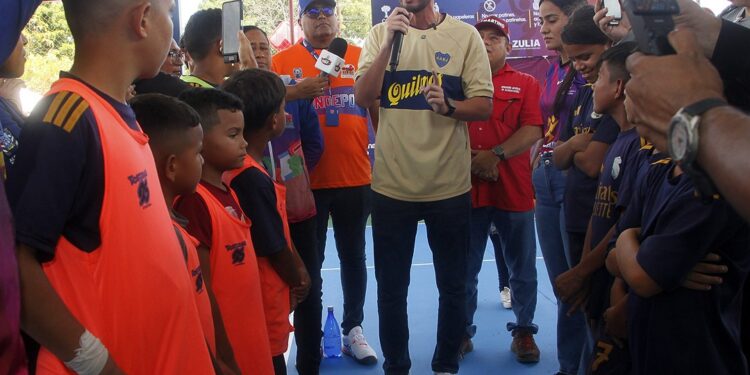 Con esta suman 70 canchas entregadasAlcaldía de Maracaibo reinaugura la cancha Altos de Jalisco