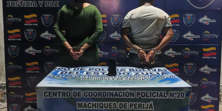 Cpbez aprehendió a una pareja en Machiques de Perijá tras denuncia por extorsión a una joven con videos íntimos