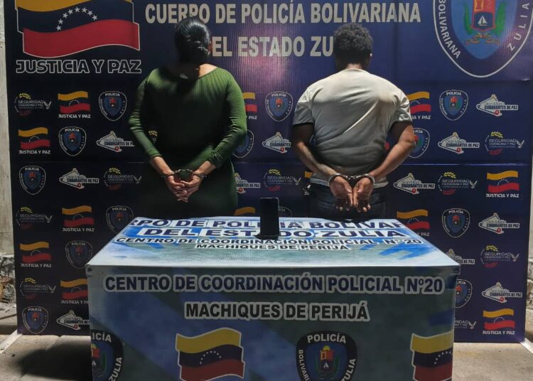 Cpbez aprehendió a una pareja en Machiques de Perijá tras denuncia por extorsión a una joven con videos íntimos