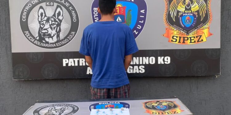 Detenido sujeto por microtráfico en Maracaibo