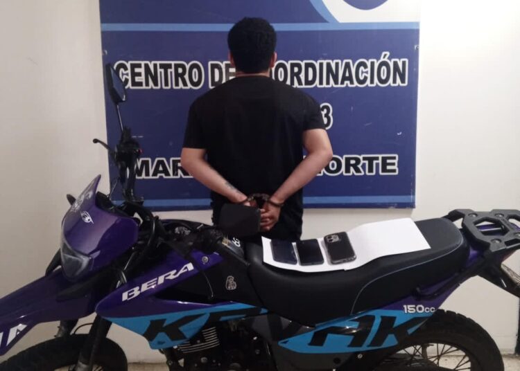 Cpbez capturó a sujeto dedicado al robo de celulares en Maracaibo