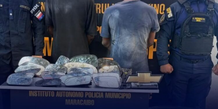 Polimaracaibo desmantela banda dedicada al hurto masivo de accesorios automotrices en condominios
