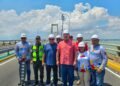 Gobernador Luis Caldera da inicio a trabajo de reconstruccióndel sistema de iluminación del Puente General Rafael Urdaneta.